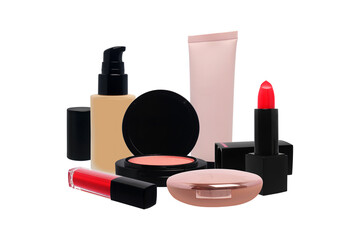 Makeup Products on transparent background png