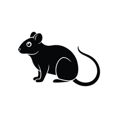 Fototapeta premium Mouse Animal Icon Vector Flat And Clean Look