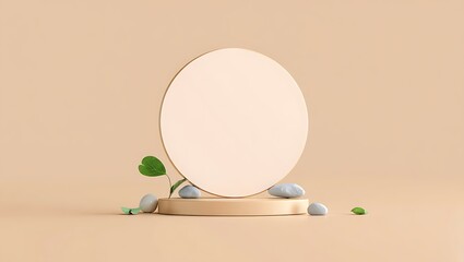 A vintage cutting board with a knife and fork rests on a table, a subtle decoration in a luxury home's kitchen interior