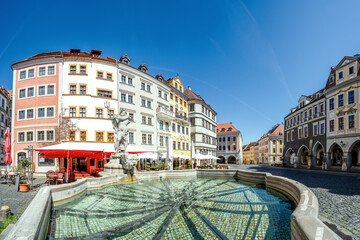 Blick über Altstadt, Görlitz, Sachsen, Deutschland 