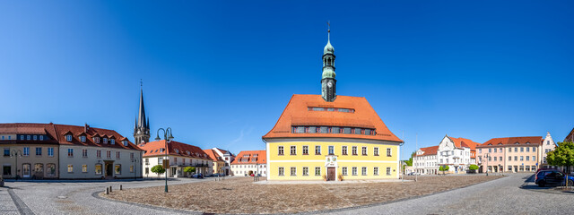 Altstadt, Markt, Neustadt in Sachsen, Deutschland 
