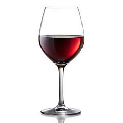 Wine glass isolated on transparent background