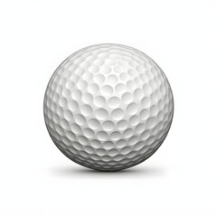 Golf ball icon, precision sport, clean design