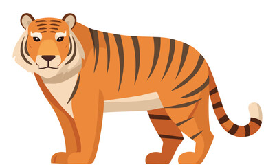 Cartoon Tiger vector illustration