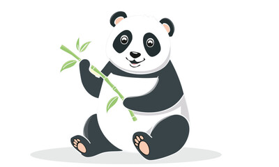 panda vector illustration