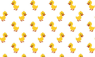 cute seamless pattern with ducks