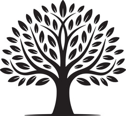 Obraz premium Roots of Strength, Branches of Hope, Leaves of Growth