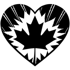 Black and white heart with wings tattoo vector design illustration