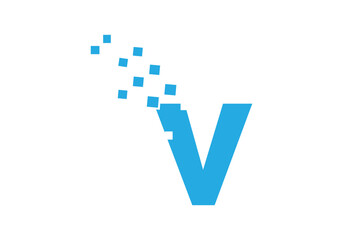 letter v logo design 