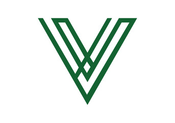 letter v logo design 