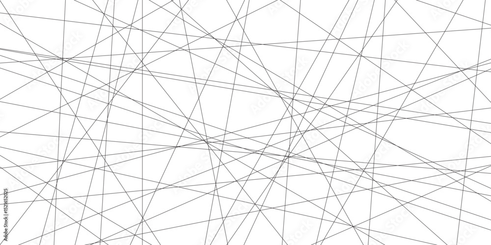 Poster abstract black lines with white background.Creative and geometric shape with white luxury pattern and paper texture design in illustration with white line background.	