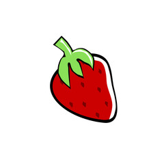  Truskawka – świeży owoc w stylu flat