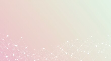 Ultra-HD vector with minimal white lines over pastel gradient
