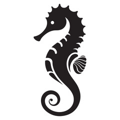Seahorse Vector Illustration
