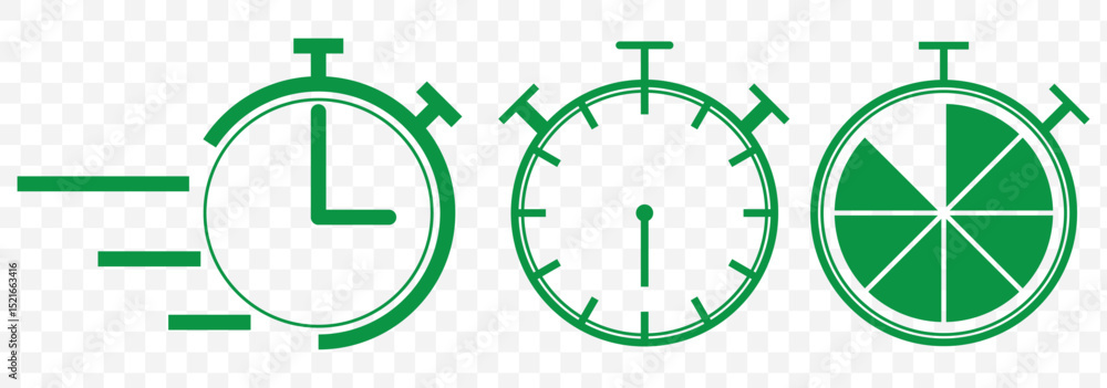 Poster stopwatch timer icon sign vector. set of timer, clock flat icon, and time management. vector. isolat