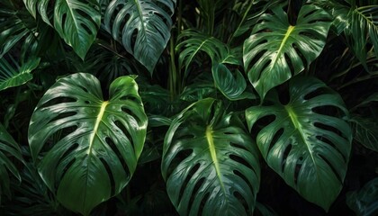 palm tree leaves
