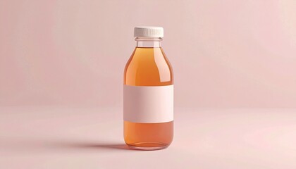 Iced Tea Bottle Mockup – Premium Beverage Label Design
