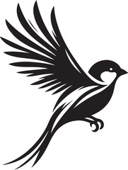 Sparrow Bird Vector Illustration