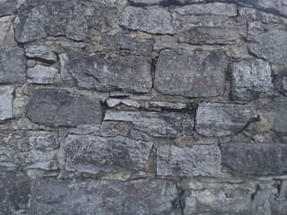 background wall masonry of gray stone