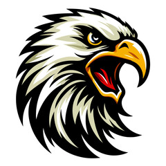 Obraz premium Majestic Bald Eagle Head: A Powerful Symbol of Freedom and Nature