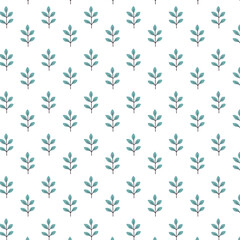 Seamless pattern monochrome leaves pattern, vector leaf, design for greeting card, wedding, textile, web, wallpaper, wrapping, print holiday fabric.