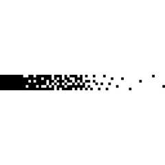 Pixel Transition Effect – Solid to Dotted Glitch Fade