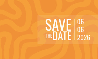 Save the date banner. Can be used for business, marketing and advertising. logo graphic design of event summit made for Technology and upcoming events.	