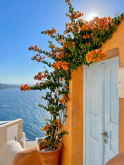  Orange Walls & Sea Views in Santorini