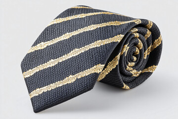 A stylish tie with a unique pattern in an elegant setting. This image showcases a well-designed tie with striking details and texture.