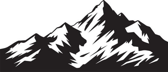 set of silhouettes of trees vector