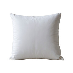 white pillow isolated on white