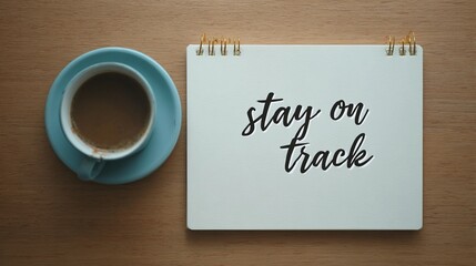 Stylized layout with motivational phrase, blending simplicity with strength for personal development messaging.