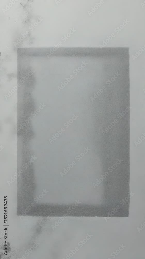 Poster a piece of paper sits on top of a table, ready for use