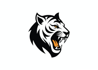 black-and-white-vector-of-roaring-tiger-head.eps
