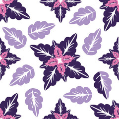 Abstract seamless floral pattern. Spring Trendy flowers print, Plant background, design for fabric, cloth design, covers, wallpapers, print, scrapbooking.