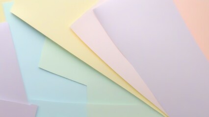 Pastel Paper Layers: Abstract Soft Color Sheets, Creative Background