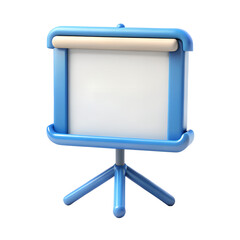 3D Presentation  Icon isolated on transparent background