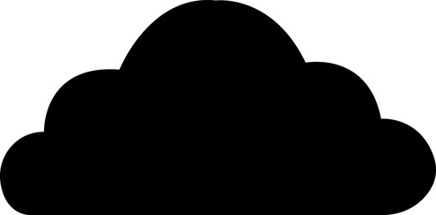 Cloud icon. Blue sky cloud vector isolated on transparent light blue background. Cartoon weather illustration. Fluffy nature environment symbol for web and app.