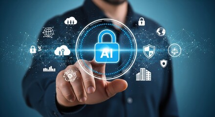 Cybersecurity and privacy using artificial intelligence to safeguard data. 