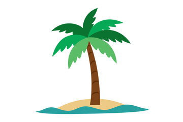 palm tree on the beach