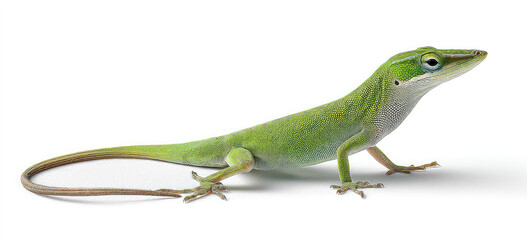 Fototapeta premium Detailed Closeup of a Green Lizard