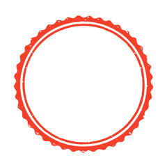 seal empty red icon stamp frame vector on white background
Vector seal on white background