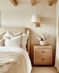 Elegant Beige Bedroom Design Ideas