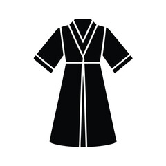 Robe Icon Vector in Flat Clean Style