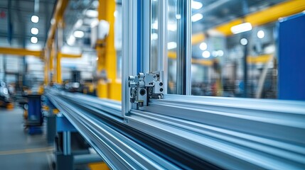 Factory for Aluminum and PVC Windows and Doors Production, Industrial Equipment Details 