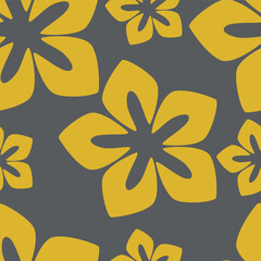 Abstract seamless floral pattern. Spring Trendy flowers print, Plant background, design for fabric, cloth design, covers, wallpapers, print, scrapbooking.