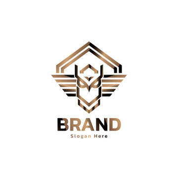 Owl Home Animal Property Logo