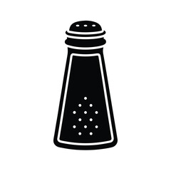 Salt Shaker Icon Vector in Flat Clean Style