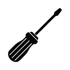 Fototapeta premium Screwdriver Icon Vector in Flat Clean Style