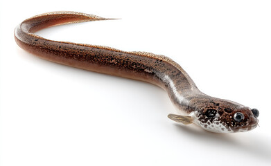 Fototapeta premium Detailed Studio Shot of a Brown and Spotted Fish